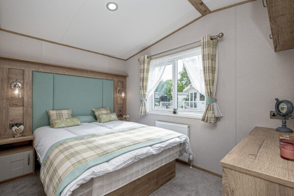 Cozy bedroom interior captured by UK property photographer, North Wales.