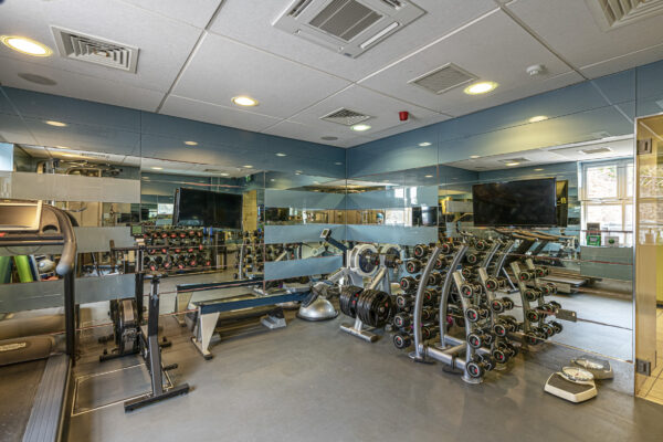 Gym interior captured by a North Wales property photographer. Professional UK property photography services.